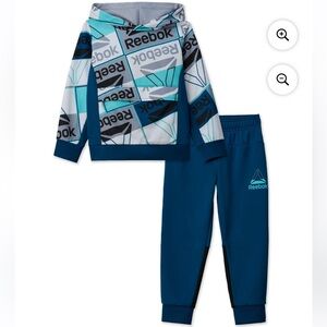 Reebok Toddler Boy Jogger Pants Outfit Set, 2-Piece, Size 3T
